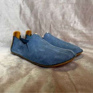 VivoBarefoot Men’s Blue Leather Loafers US 15 Minimalist Flexible Lightweight
